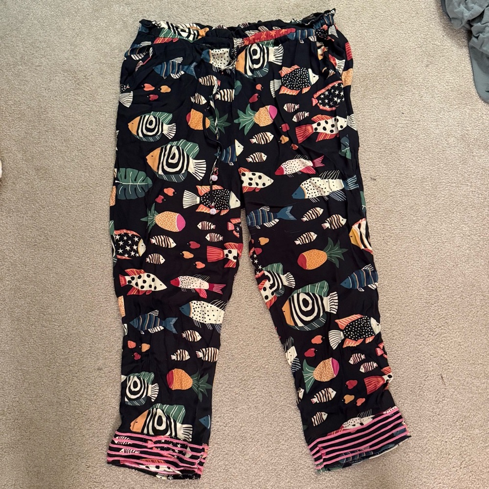 Farm Rio fish pants